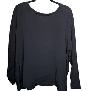 R-Clan by Jeanne Engelhart Black Blouse sz L